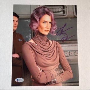 Laura dern signed star wars photo